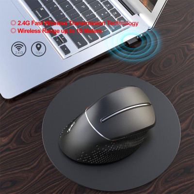 Chuột PC Laptop Không Dây HXSJ T32 2.4GHz 6 phím 3600DPI