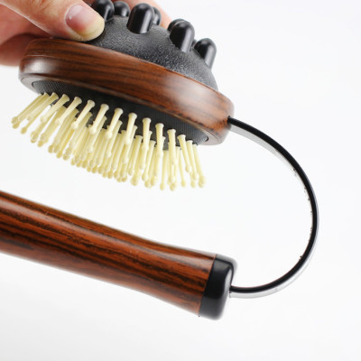 Cây massage đa chức năng: gãi lưng , đấm lưng , massage đầu, tay, chân, vai tặng kèm móc treo siêu dính (màu ngẫu nhiên)