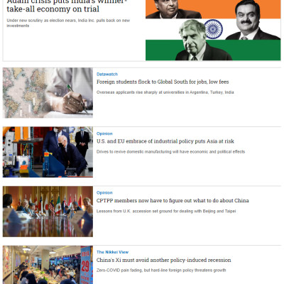 Tạp chí Tiếng Anh - Nikkei Asia 2023: kỳ 18: INDIA INC. UNDER SCRUTINY