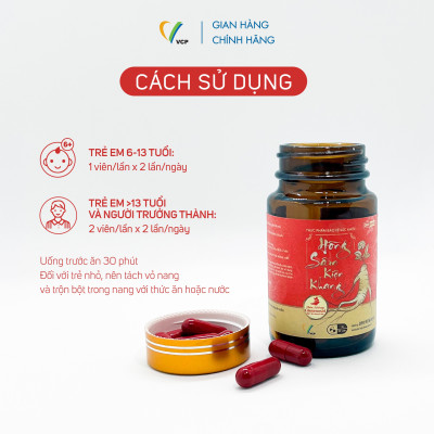 [Lọ 30 viên] TPBVSK HỒNG SÂM KIỆN KHANG - Hỗ trợ tăng cường sức đề kháng, giảm mệt mỏi, tăng cường sức khỏe
