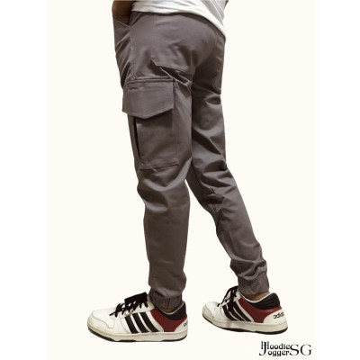 (Size đến 110kg) Quần jogger túi hộp nam nữ, chất kaki dày dặn, co giãn.