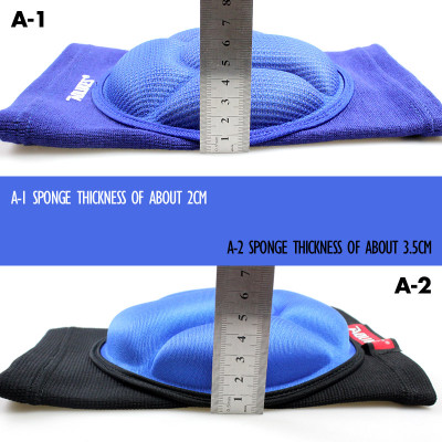 Đai miếng đệm bảo vệ đầu gối AOLIKES A-0217 đàn hồi Rubber cushion anti-collision knee pad