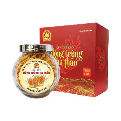 Đông trùng hạ thảo sấy thăng hoa thượng hạng Healwa 15g Hàng chính hãng