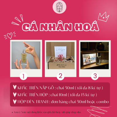 Nước hoa thiên nhiên Flower By Aura_Combo 2 chai Unisex 50ml & 10ml