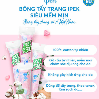 Bông tẩy trang IPEK 150 Miếng (Thổ Nhĩ Kì)