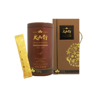 Bột Nhân Sâm Củ Cao Cấp Great Muontain 75gram (dạng gói) Canada