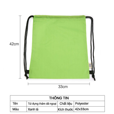 Túi đựng thảm dã ngoại Cleacco Chất Liệu Polyester Boro Sport