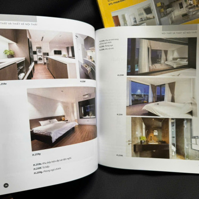 (Combo 2 tập, In màu) NỘI THẤT VÀ THIẾT KẾ NỘI THẤT - Phạm Đình Việt - NXB Xây Dựng