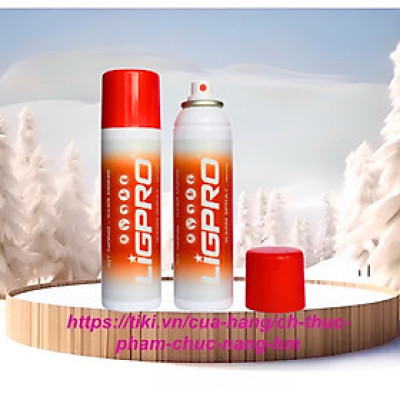 Chai xịt nóng Ligpro giảm đau sau chấn thương Warm spray , 200ml