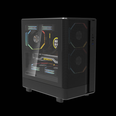 VỎ CASE MÁY TÍNH DARKFLASH DB330M MESH (Full M-ATX) - Hàng chính hãng