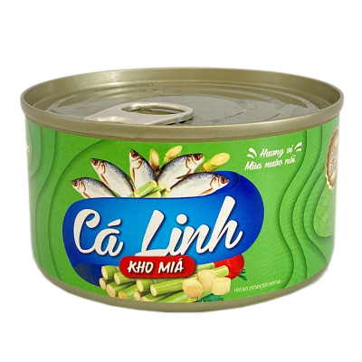 Thùng (06 hộp) Cá Linh kho mía - Antesco