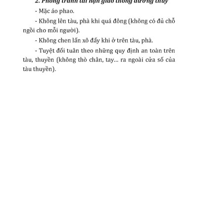 Phòng Tránh Tai Nạn Cho Trẻ Em, Học Sinh - Vietnambook