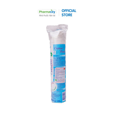 Bông tẩy trang Jomi Cotton Pads (Túi 120 miếng)