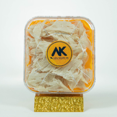 [Hàng chính hãng] Chân yến tinh chế (100g) - Yến sào nguyên chất  (Yến Sạch chế biến từ Tổ Yến Thô /Tổ Yến còn lông) - Yến Ngon AK