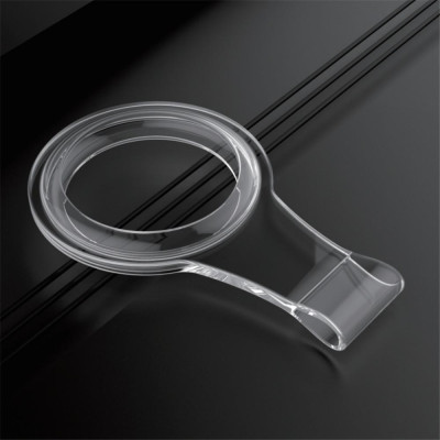 CINCATDY Bao Case Vỏ Bảo Vệ Silicone TPU Trong Suốt Keychain cho Apple AirTag