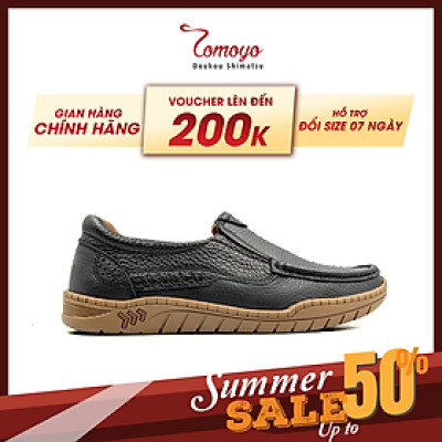 Giày Lười Nam Da Nubuck Tomoyo TMN22701