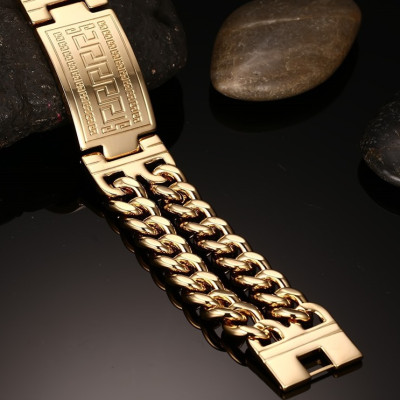 Lắc tay nam thời trang mạ 24k phong cách sành điệu MST92 