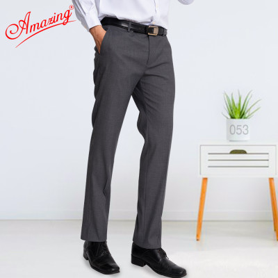 Quần tây âu ống suông, form truyền thống không ly, dáng văn phòng công sở, thương hiệu cao cấp Amazing, có tới size 40