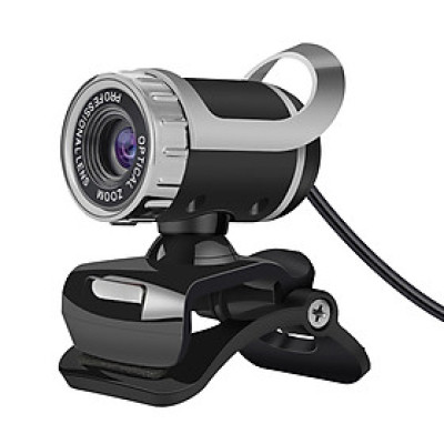 HXSJ LG-68 Computer Webcam USB Web Cam with Sound-absorbing Microphone Support One-button Photograph for PC Laptop