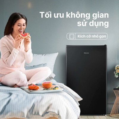 Tủ lạnh Mini Bar Hisense 94 Lít HR09DB làm lạnh nhanh, tiết kiệm điện, bảo hành 24 tháng - HÀNG CHÍNH HÃNG