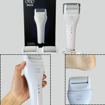 Máy cà vết chai da chân Enchen pin sạc bền bỉ, tặng kèm 2 miếng chà, chà vết chai nứt nẻ