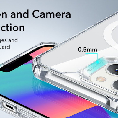 Ốp Lưng ESR Air Armor Clear Halo Lock dành cho iPhone 14 /14 Plus/ 14 Pro / 14 Pro Max - Hàng Chính Hãng