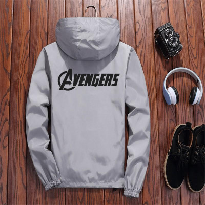 Áo khoác dù logo 2 lớp có nón 