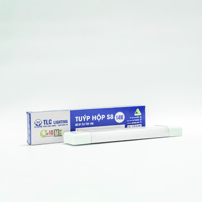 Đèn LED Tuýp Hộp S8 1m2 - 0,6m TLC Lighting 14W, 27W, 54W, 68W - Tiết kiệm điện, không nhấp nháy - Ánh sáng Trắng/Vàng - Hàng chính hãng