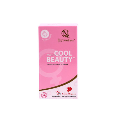 Viên Uống Bổ Sung Cho Nữ Giới Cool Beauty QN Wellness Chiết Xuất Cây Dong Riềng, Giúp Làn Da Khỏe Mạnh, Hỗ Trợ Giấc Ngủ Ngon, Duy Trì Sức Khỏe Xương Khớp, Cải Thiện Trao Đổi Chất - Hộp 60 Viên