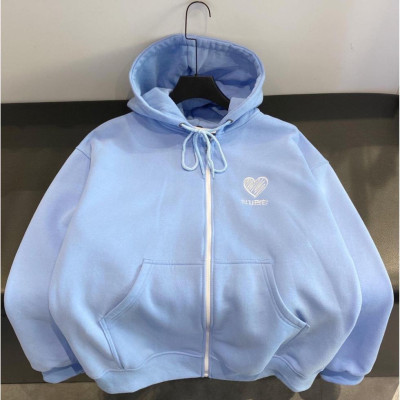 Áo khoác unisex form rộng Nỉ Hàn Quốc Heart nam nữ duyên dáng