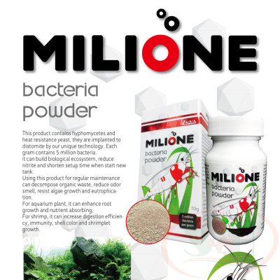 Vi sinh bột SL-Aqua Milione Bacteria Powder men đậm đặc doping trải nền khởi tạo bể cá tép thủy sinh