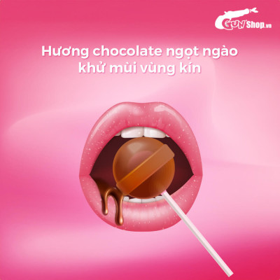 Bao cao su Shell Choco Prolong kéo dài thời gian, hương chocolate - Hộp 10 cái