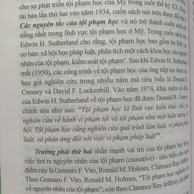Tội phạm học đương đại (tái bản lần thứ hai, có sửa đổi, bổ sung)