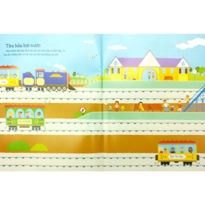 First Sticker Book - Sách Dán Hình Đầu Đời Cho Bé - Tàu Hỏa