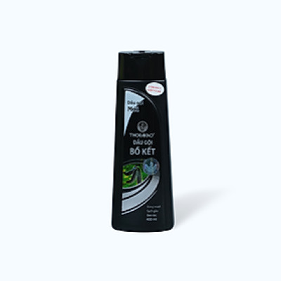 Dầu Gội THORAKAO Bồ Kết Giúp Bóng Mượt, Đen Tóc và Sạch Gàu (Chai 400ml)