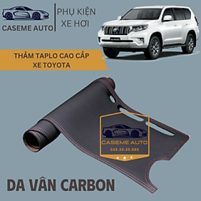 [TOYOTA] Thảm Taplo 3 Lớp Dành Cho Các Xe Hãng TOYOTA, Da Vân Carbon Cao Cấp - Hàng Chính Hãng