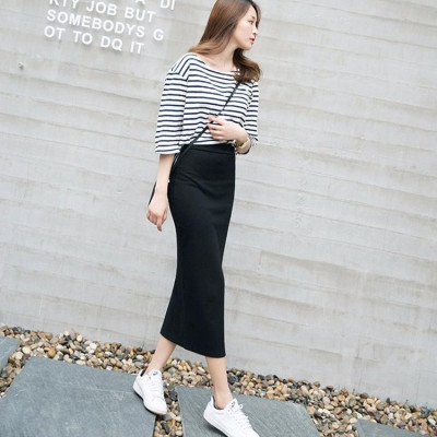 Chân váy bút chì dáng dài Haint Boutique Cv13