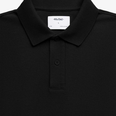 Áo polo tay ngắn nam trơn màu . Form Fitted - RT 10S25POL024 | ROUTINE CÀ MAU