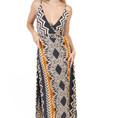 Maxi 2 Dây Hở Lưng Cotton Isla Bonita