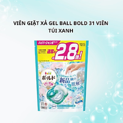 Viên giặt xả BOLD Lip Happiness Gel Ball 4D Premium Clean Nhật Bản (túi/hộp)