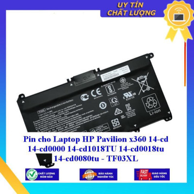Pin cho Laptop HP Pavilion x360 14-cd 14-cd0000 14-cd1018TU 14-cd0018tu 14-cd0080tu TF03XL - Hàng Nhập Khẩu New Seal