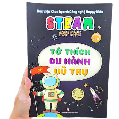 Steam For Kids: Tớ Thích Du Hành Vũ Trụ (3-6 Tuổi)