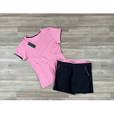 Quần Short Áo Thun Thể Thao Nữ Chơi Tennis Cầu Lông Chạy Bộ