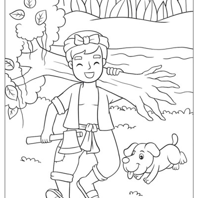 Tô Màu Bé Yêu Cổ Tích 8 - Sự Tích Chú Cuội