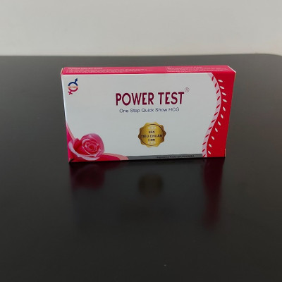 Combo 3 Que Thử Thai Nhanh PowerTest - Bản Rộng 5mm - Che Tên Sản Phẩm 