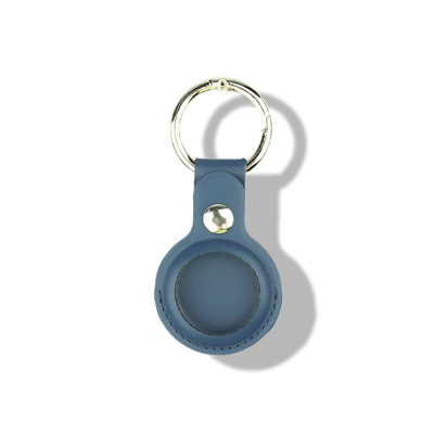 CINCATDY Bao Case Vỏ Bảo Vệ PU Trong Suốt Keychain cho Apple AirTag - Hàng Nhập Khẩu