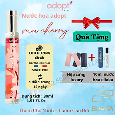 Nước hoa giá rẻ,nước hoa chính hãng cao cấp hương thơm dịu ngọt chính hãng thơm lâu Ma Cherry dung tích 30ml