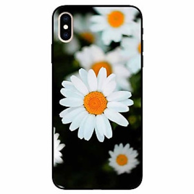 Ốp lưng dành cho Iphone Xs Max mẫu Cúc Trắng Mờ Ảo