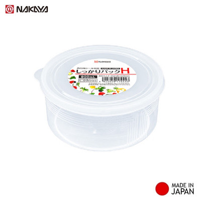 Hộp đựng thực phẩm 800ml (dạng tròn) dùng được lò vi sóng nội địa Nhật Bản