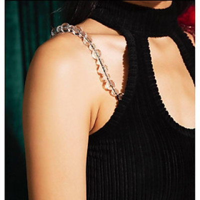 Váy Ôm Xẻ Tà Nhung Đen TARTAN - 